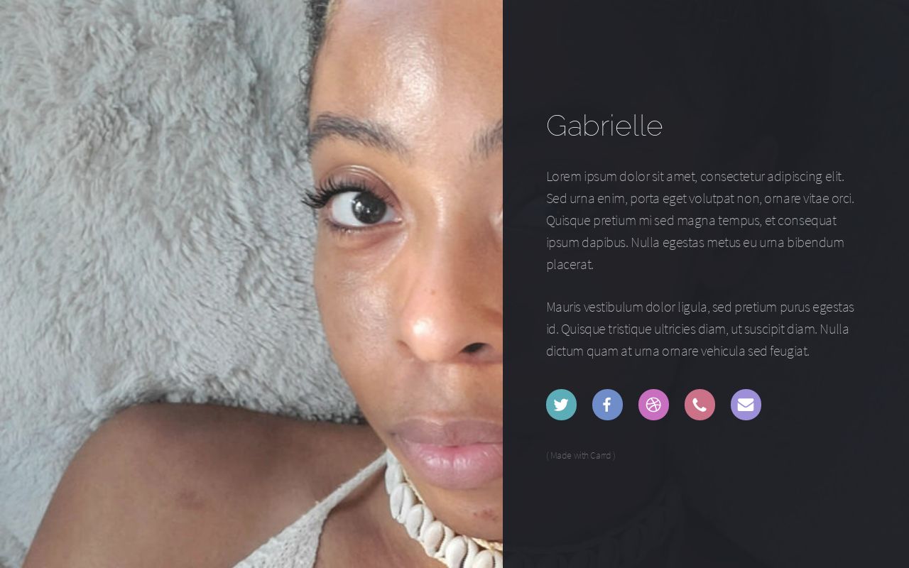 Carrd profile picture for @gabrielle